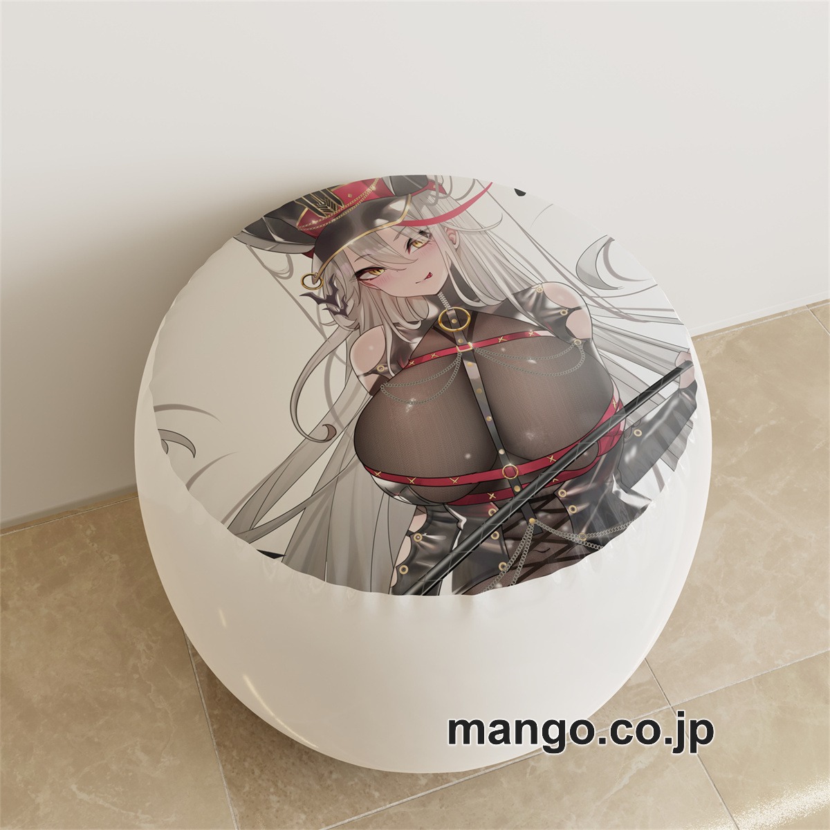 PVC ラウンドスツール【アズールレーン】Z52 エーギル アニメ キャラクターグッズ PVC製 ラウンドスツール コレクション用 2