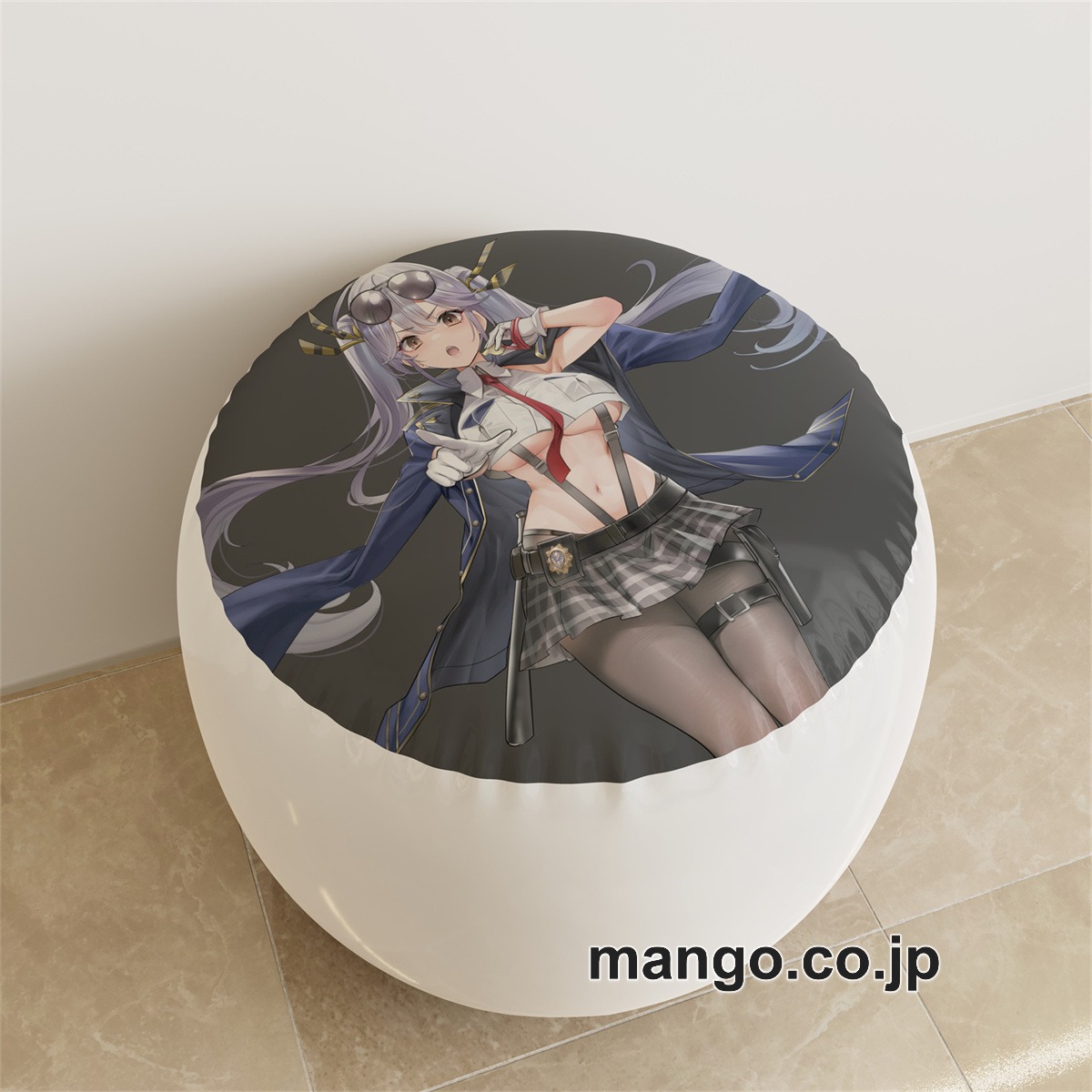 PVC ラウンドスツール【アズールレーン】エセックス グアム アニメ キャラクターグッズ PVC製 ラウンドスツール コレクション用