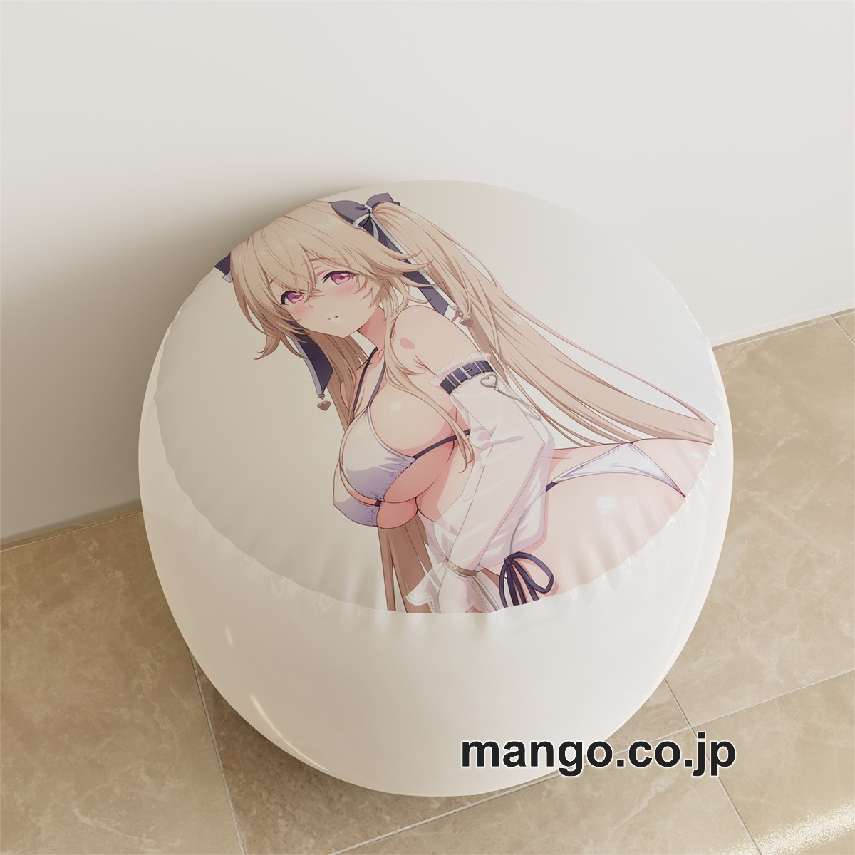 PVC ラウンドスツール【アズールレーン】アンカレッジ アニメ キャラクターグッズ PVC製 ラウンドスツール コレクション用