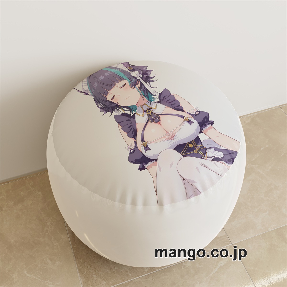 PVC ラウンドスツール【アズールレーン】チェシャー アニメ キャラクターグッズ PVC製 ラウンドスツール コレクション用