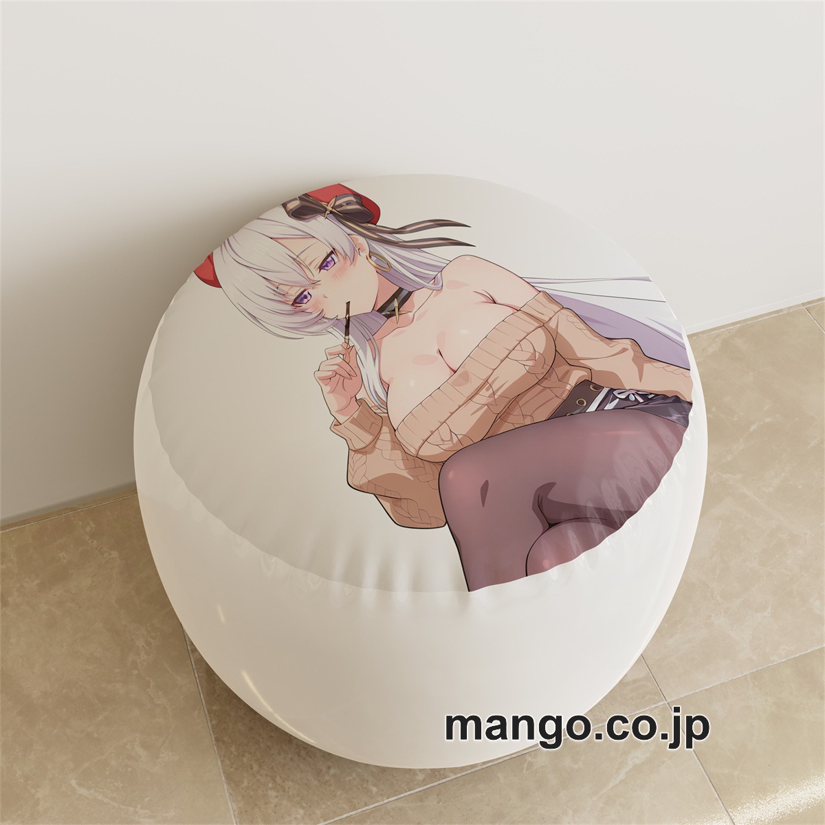 PVC ラウンドスツール【アズールレーン】ベルファスト アニメ キャラクターグッズ PVC製 ラウンドスツール コレクション用