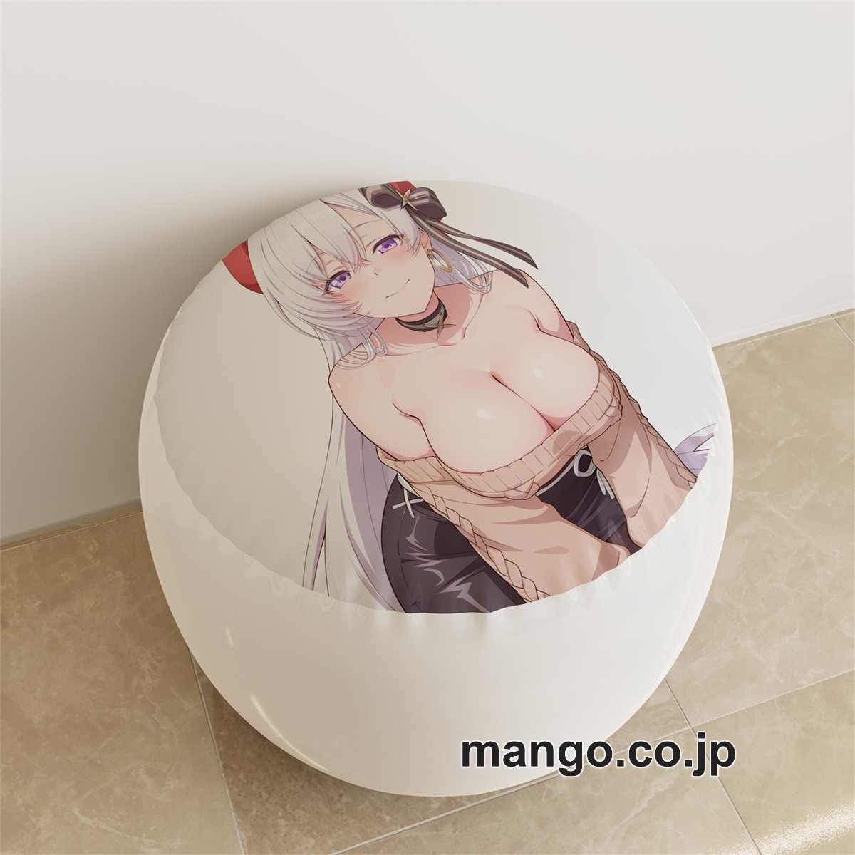 PVC ラウンドスツール【アズールレーン】ベルファスト アニメ キャラクターグッズ PVC製 ラウンドスツール コレクション用 2
