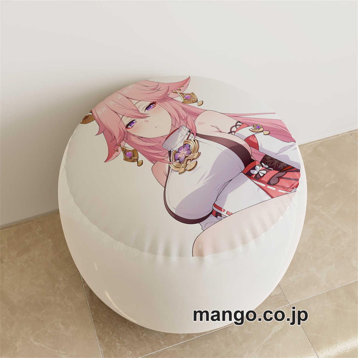 PVC ラウンドスツール【原神】八重神子 アニメ キャラクターグッズ PVC製 ラウンドスツール コレクション用