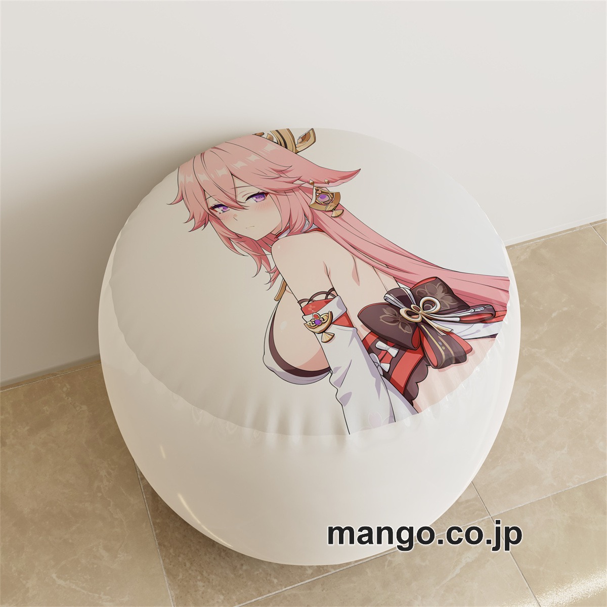 PVC ラウンドスツール【原神】八重神子 アニメ キャラクターグッズ PVC製 ラウンドスツール コレクション用 2