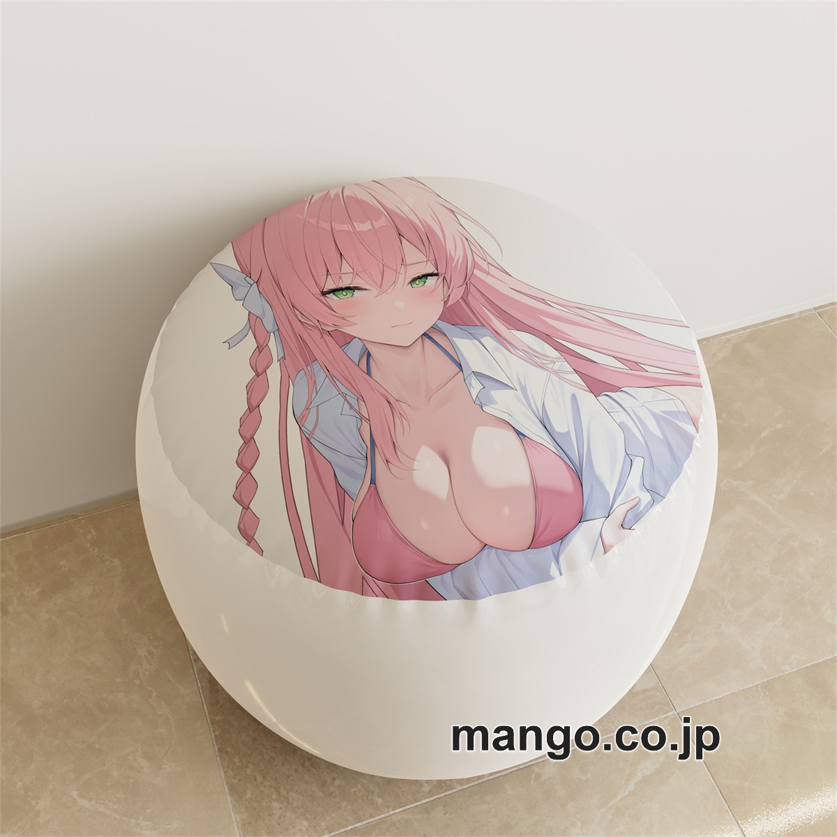 PVC ラウンドスツール【ブルーアーカイブ】浦和ハナコ アニメ キャラクターグッズ PVC製 ラウンドスツール コレクション用