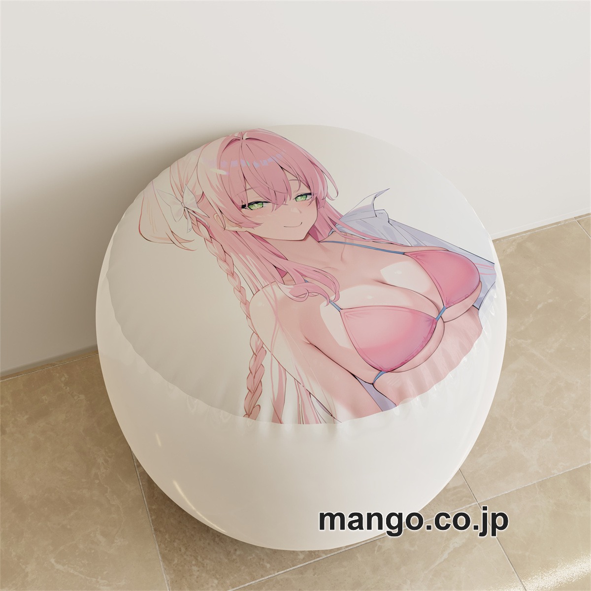 PVC ラウンドスツール【ブルーアーカイブ】浦和ハナコ アニメ キャラクターグッズ PVC製 ラウンドスツール コレクション用 2