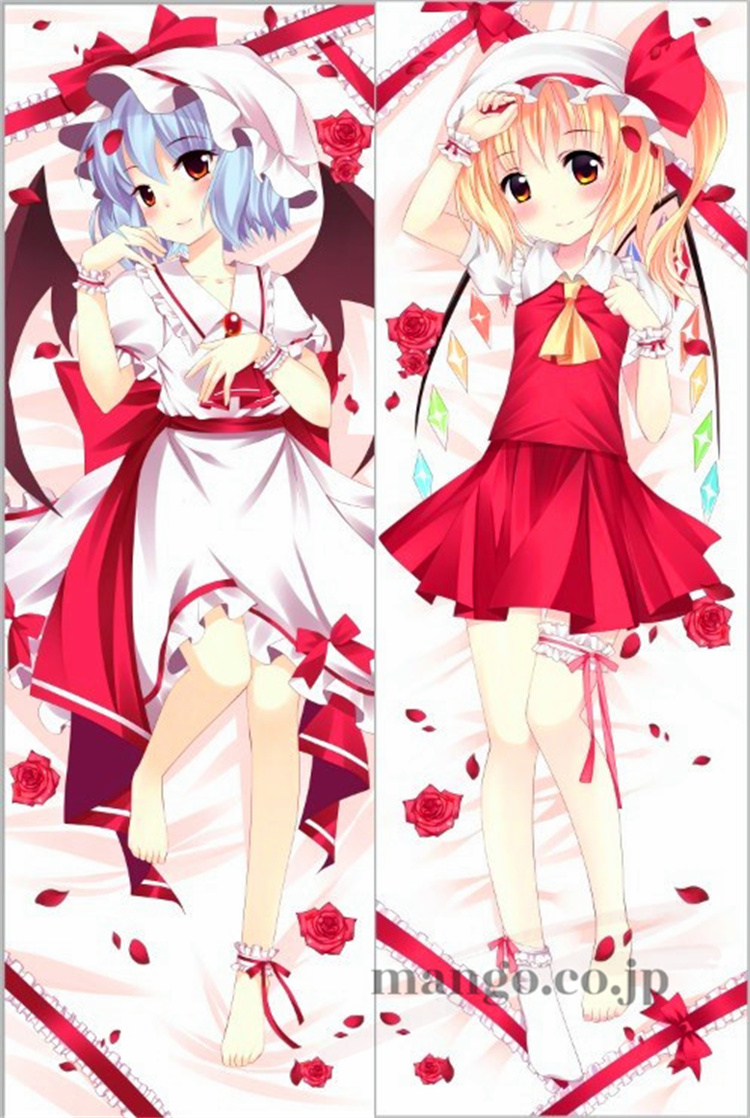 【東方Project】フランドール・スカーレット＆ミリア 抱き枕カバー 50×160cm 2WAYトリコット 東方Project フランドール ヤンデレミリア 抱き枕カバー