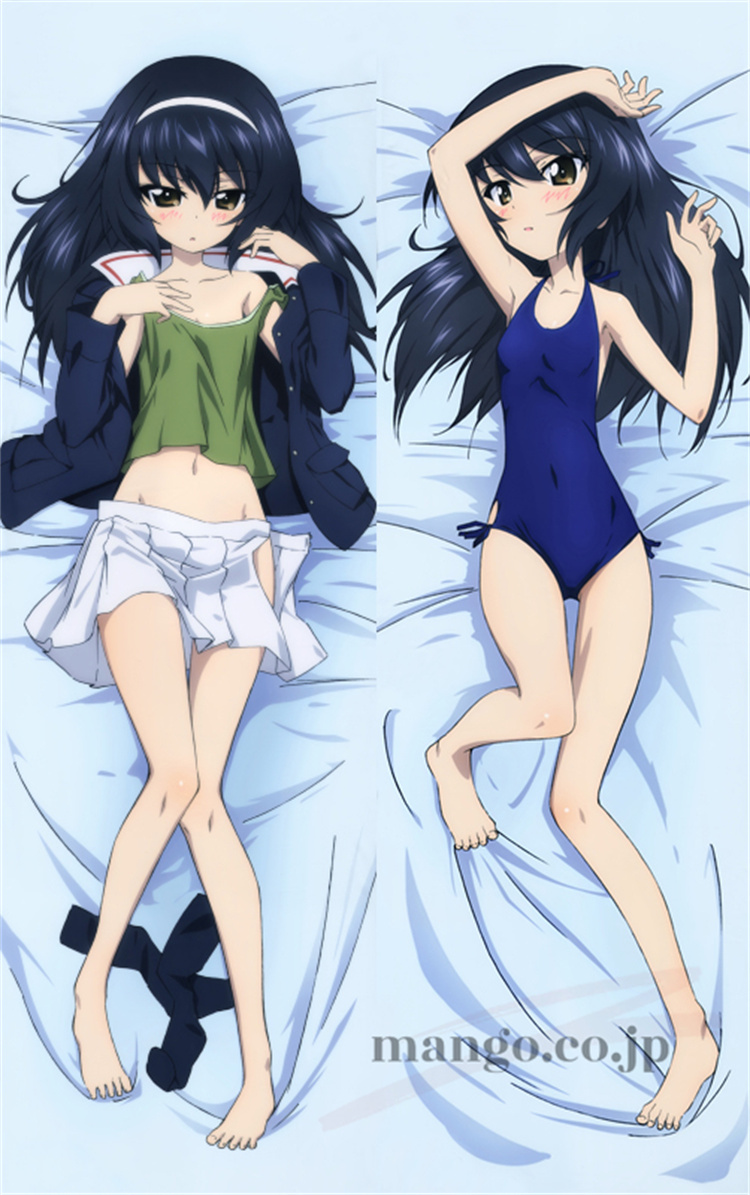 【ガールズ&パンツァー】冷泉麻子 抱き枕カバー 50×160cm 2WAYトリコット 　ガールズ&パンツァー　冷泉麻子 抱き枕カバー