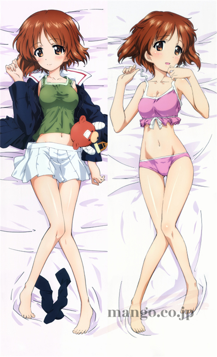 【ガールズ&パンツァー】西住美穂 抱き枕カバー 50×160cm 2WAYトリコット 　ガールズ&パンツァー　西住美穂　 抱き枕カバー